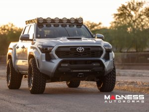Toyota Tacoma Front Winch Bumper - Stealth Center Mount With Top Hoop - Addictive Desert Designs Toyota Tacoma Front Winch Bumper - Stealth Center Mount With Top Hoop - Addictive Desert Designs